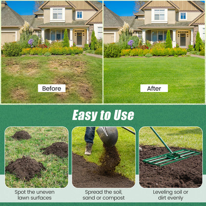 30 x 10 Inch Heavy Duty Lawn Level Tool, Green Lawn Care Tools at Gallery Canada