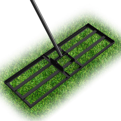 30 x 10 Inch Lawn Level Tool, 69 Inch Handle, Black Lawn Care Tools Black at Gallery Canada