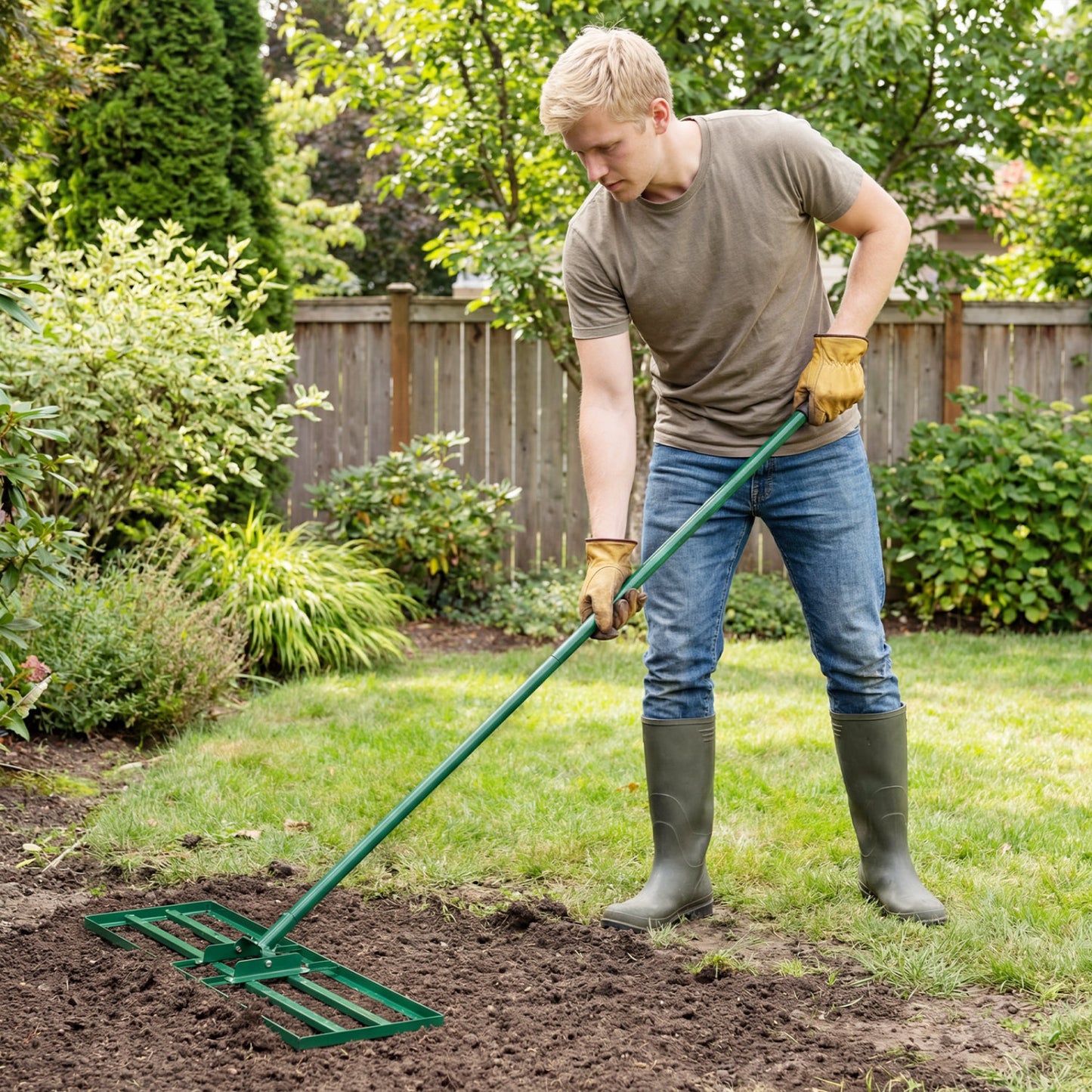 30 x 10 Inch Heavy Duty Lawn Level Tool, Green Lawn Care Tools at Gallery Canada