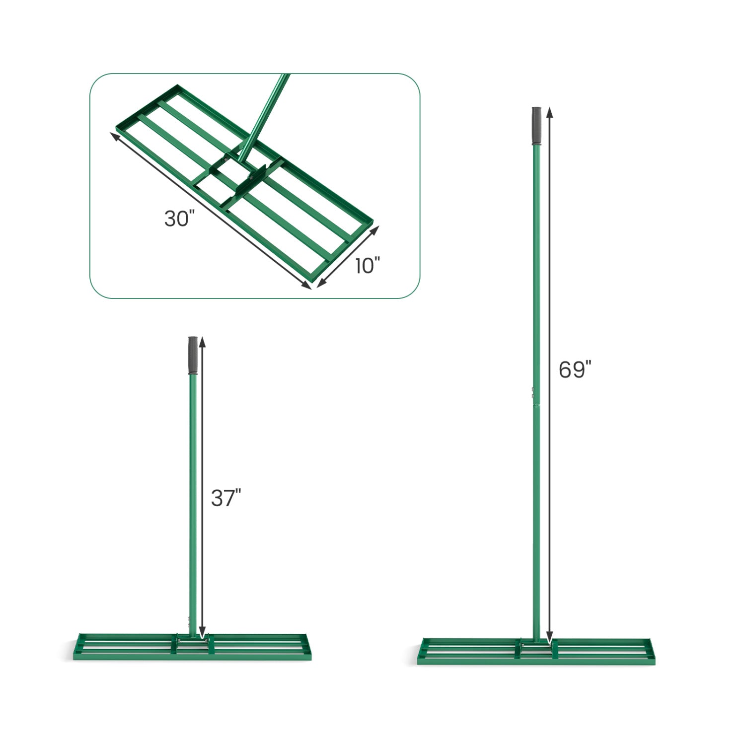 30 x 10 Inch Heavy Duty Lawn Level Tool, Green Lawn Care Tools at Gallery Canada