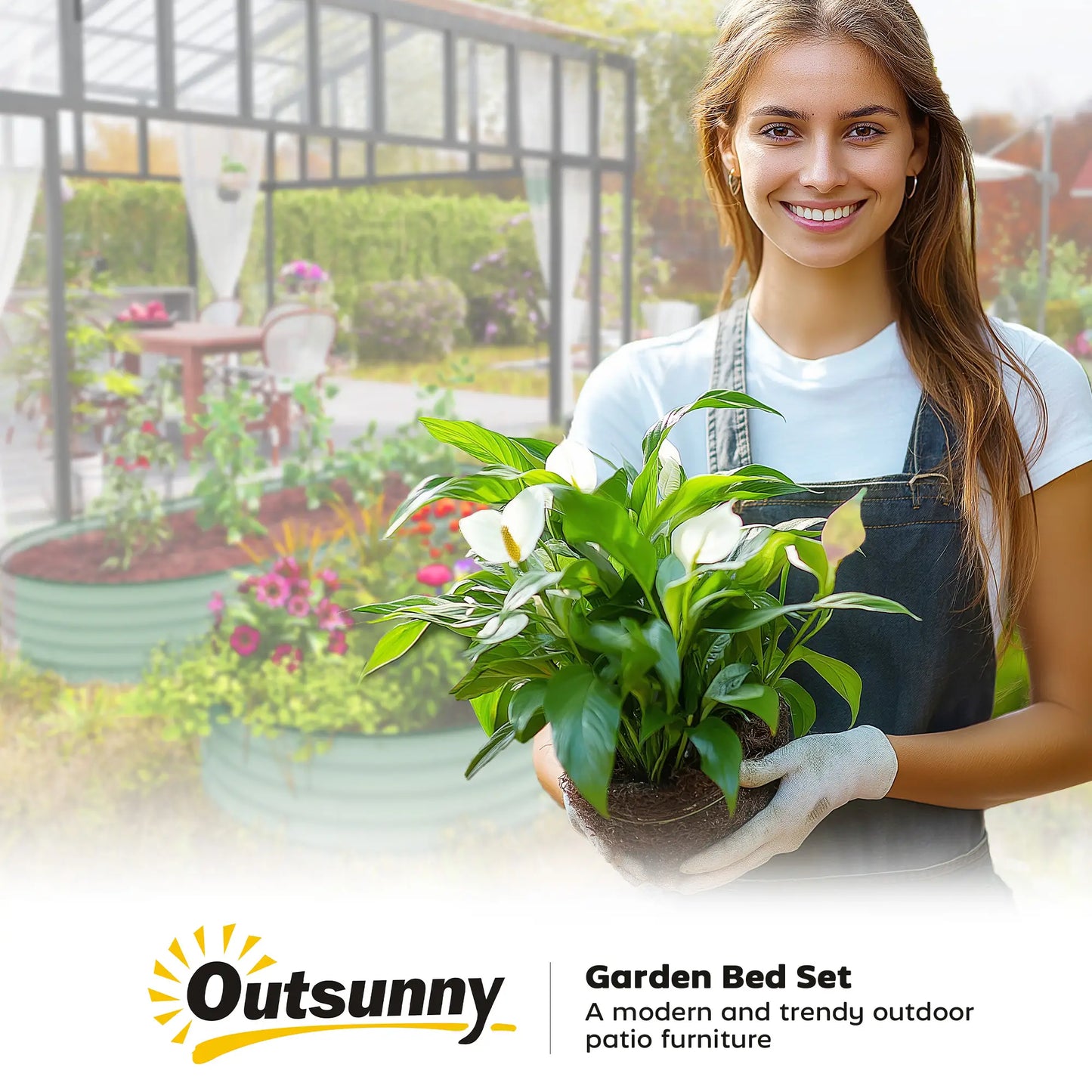 6' x 3' x 1' Galvanized Raised Garden Bed, Light Green Galvanized Planter Boxes at Gallery Canada