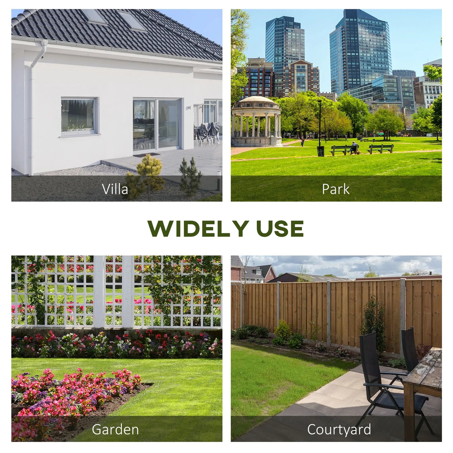 Wooden Garden Bench, 2-Person Patio Loveseat, Outdoor Furniture, Blue Outdoor Benches at Gallery Canada