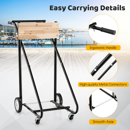 315 LBS Outboard Boat Motor Stand Carrier Cart Dolly Storage Pro Heavy Duty, Black Garden at Gallery Canada