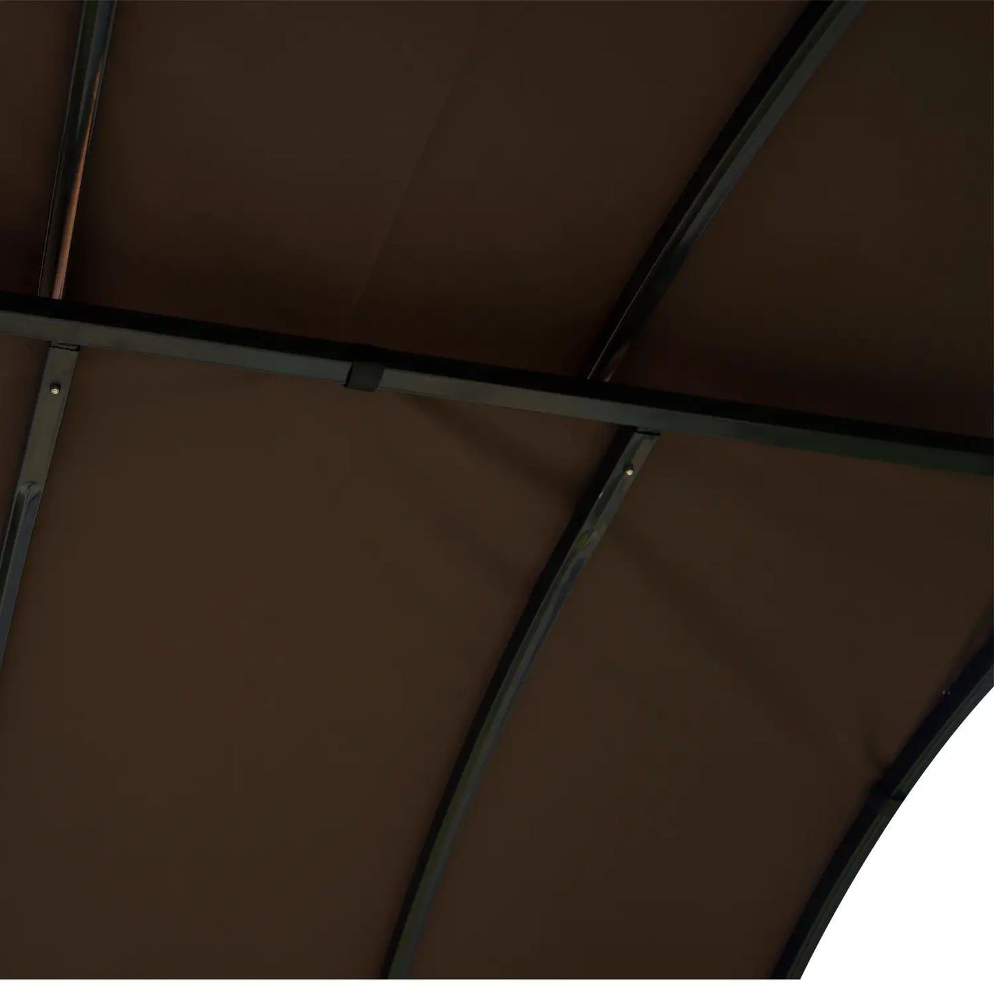 8x4ft BBQ Gazebo Tent, Metal Frame Arch Canopy, Garden Sunshade Portable Shelter BBQ Grill Gazebos at Gallery Canada