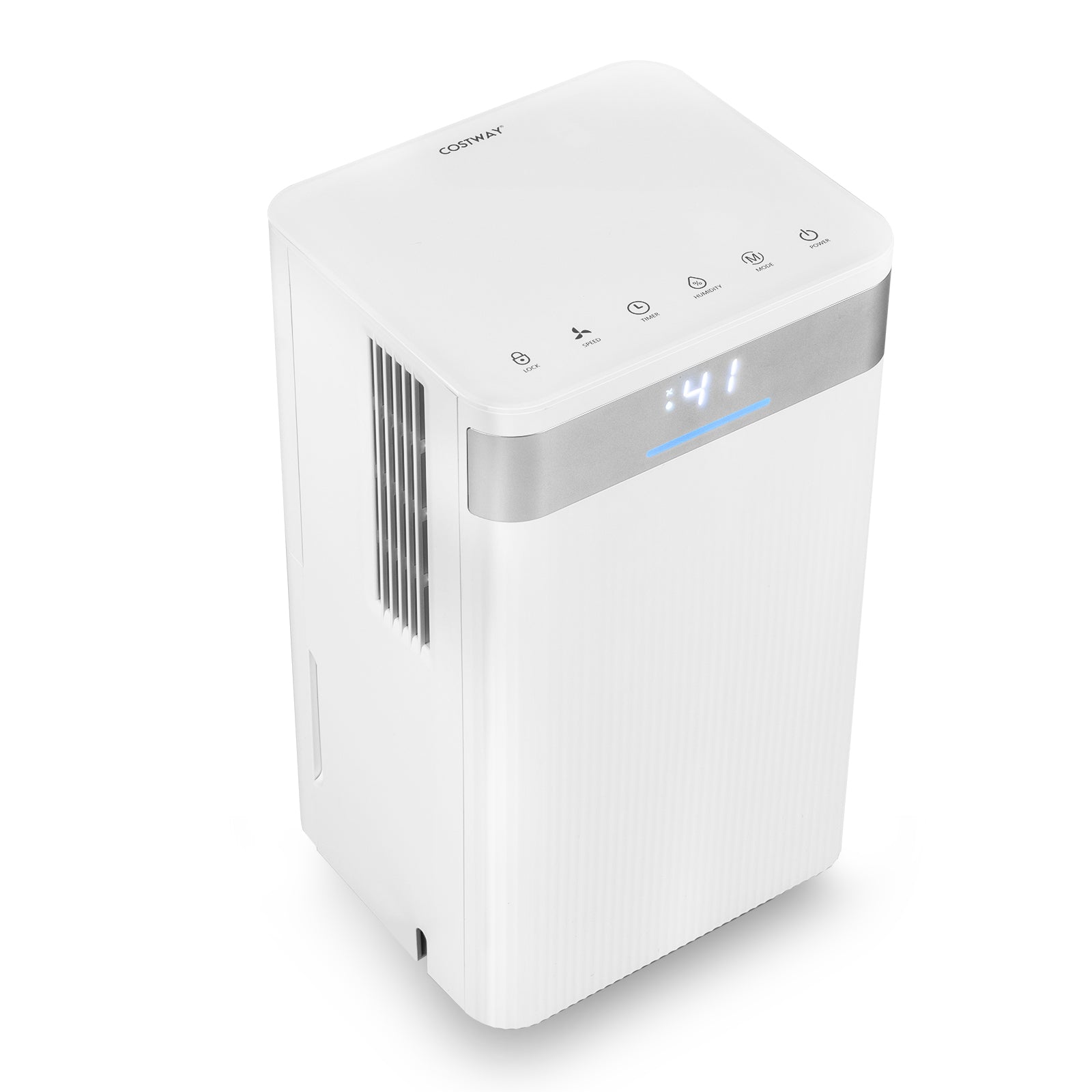 32 Pints 2000 Sq.ft Quiet Dehumidifier for Home with 3 Modes, White Dehumidifiers at Gallery Canada