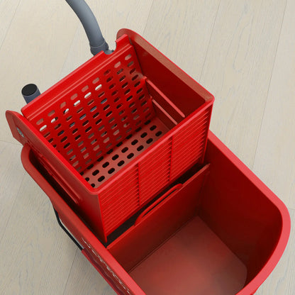 Compact Mop Bucket with Wringer, 5 Gallon, Red Household Supplies at Gallery Canada