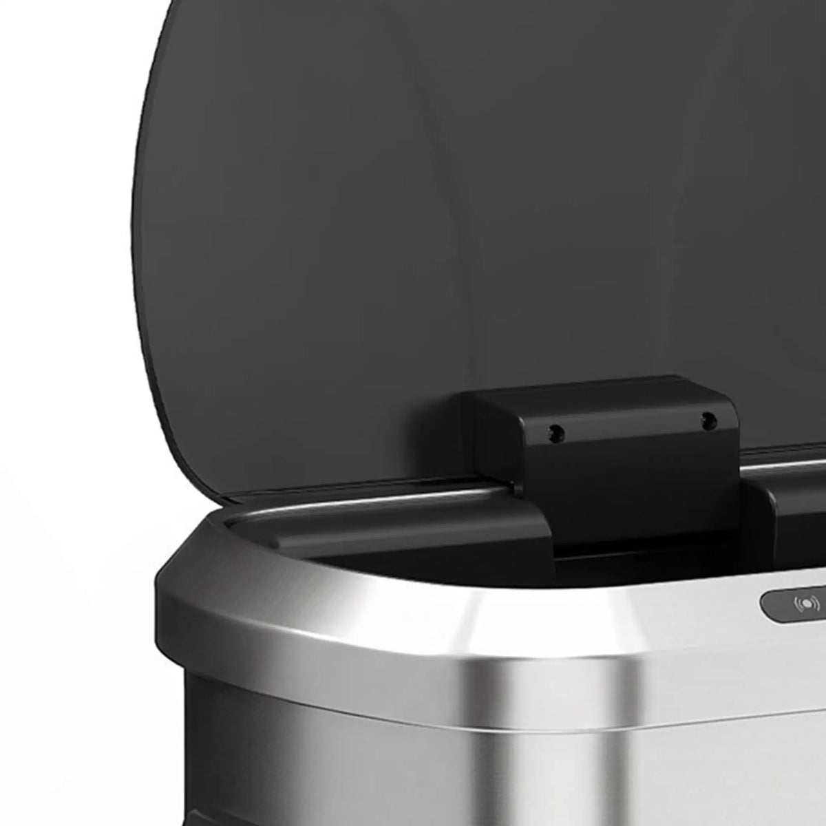 Automatic Trash Can, 13.2Gal / 50L, Touchless, Soft-Close Lid, Silver