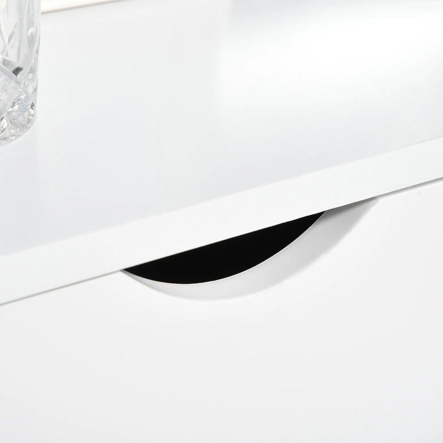 Modern Wooden TV Stand, 2 Storage Cabinets, Fits 65", White TV Stands at Gallery Canada