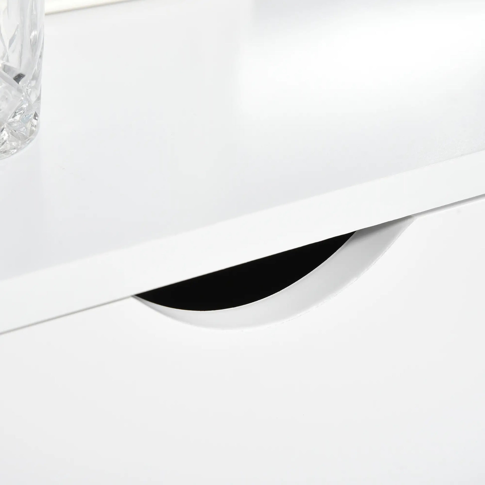 Modern Wooden TV Stand, 2 Storage Cabinets, Fits 65", White TV Stands at Gallery Canada