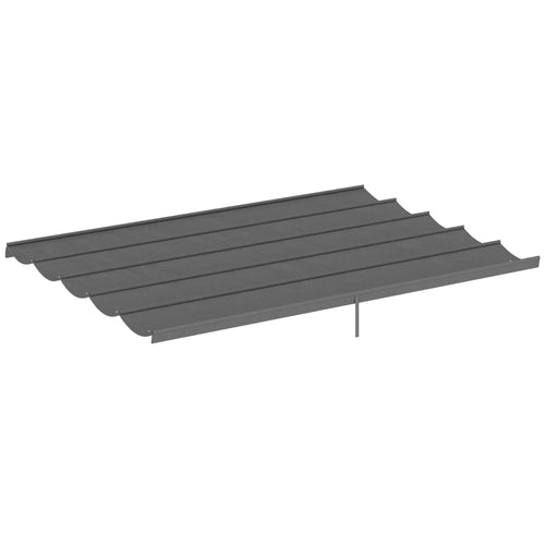 8.5' x 11.5' Pergola Canopy Replacement, Fit 10' x 13' Frame, Light Grey
