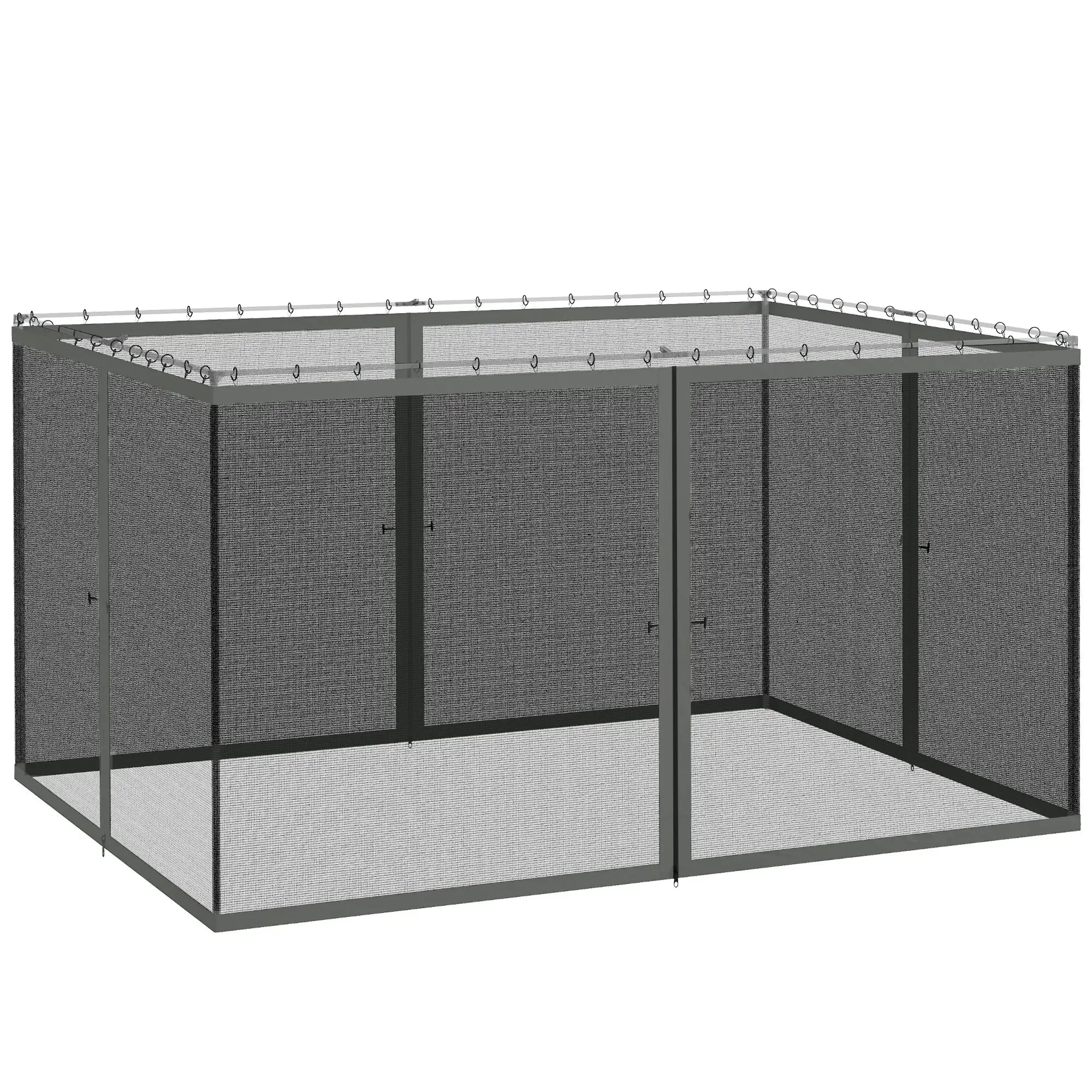Replacement Mosquito Netting, Gazebo 10' x 13', Black Screen Walls, Zippers, Black Gazebos at Gallery Canada