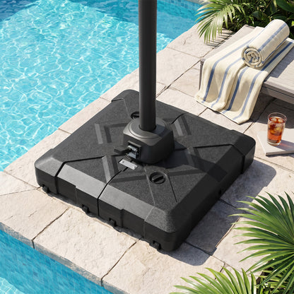 34" X 34" Cantilever Patio Umbrella Base With 4 Wheels Outdoor Umbrella Bases at Gallery Canada