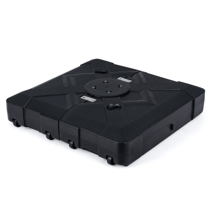 34" X 34" Cantilever Patio Umbrella Base With 4 Wheels Outdoor Umbrella Bases Black at Gallery Canada