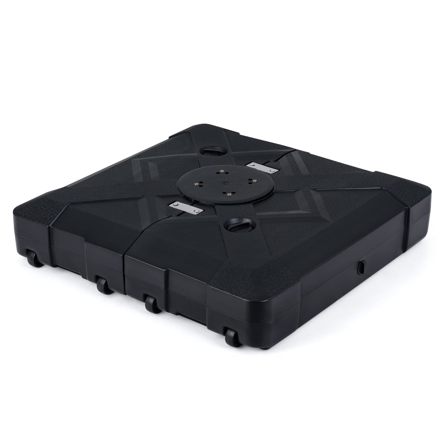 34" X 34" Cantilever Patio Umbrella Base With 4 Wheels Outdoor Umbrella Bases Black at Gallery Canada