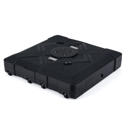34" X 34" Cantilever Patio Umbrella Base With 4 Wheels Outdoor Umbrella Bases Black at Gallery Canada