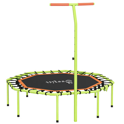 50" Foldable Mini Trampoline, Fitness Rebounder, Adjustable Handle Bar Trampolines at Gallery Canada