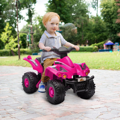6V Kids ATV Quad with Music, Forward, for 2-6 Years, Pink Electric Toy Cars at Gallery Canada