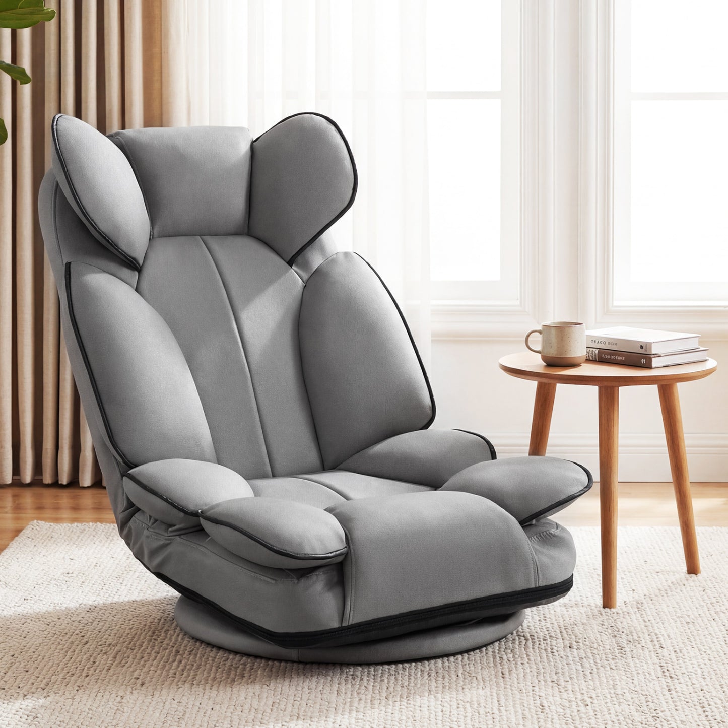 360° Swivel Floor Gaming Chair Floor Chairs at Gallery Canada