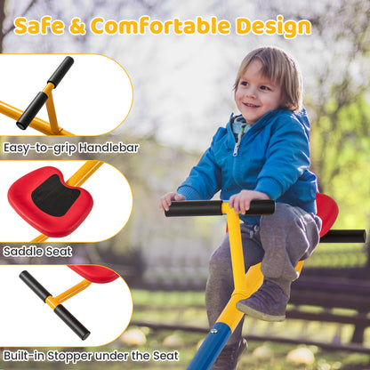 360°Rotation Kids Seesaw Swivel Teeter Totter Playground Equipment, Black Seesaws at Gallery Canada