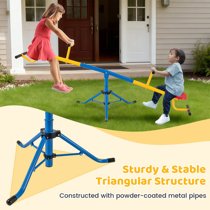360°Rotation Kids Seesaw Swivel Teeter Totter Playground Equipment, Black Seesaws at Gallery Canada