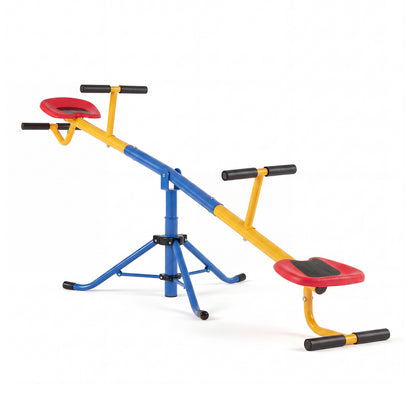 Bascule tournante à 360° pour enfants, rouge