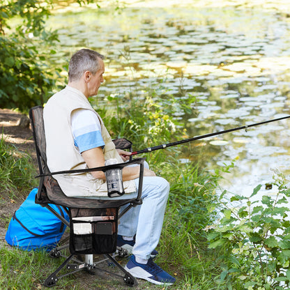 360° Swivel Hunting Chair, Portable Foldable Set of 2, Camouflage Outdoor at Gallery Canada