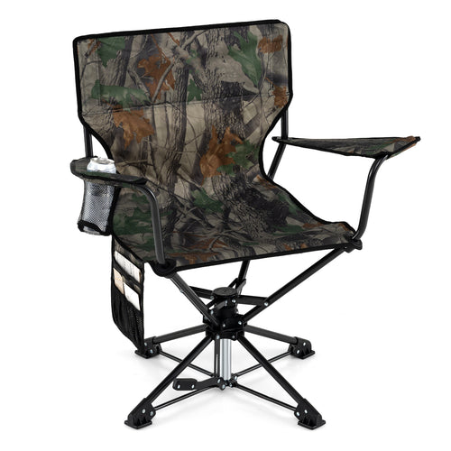 360° Swivel Hunting Chair, Foldable, Green