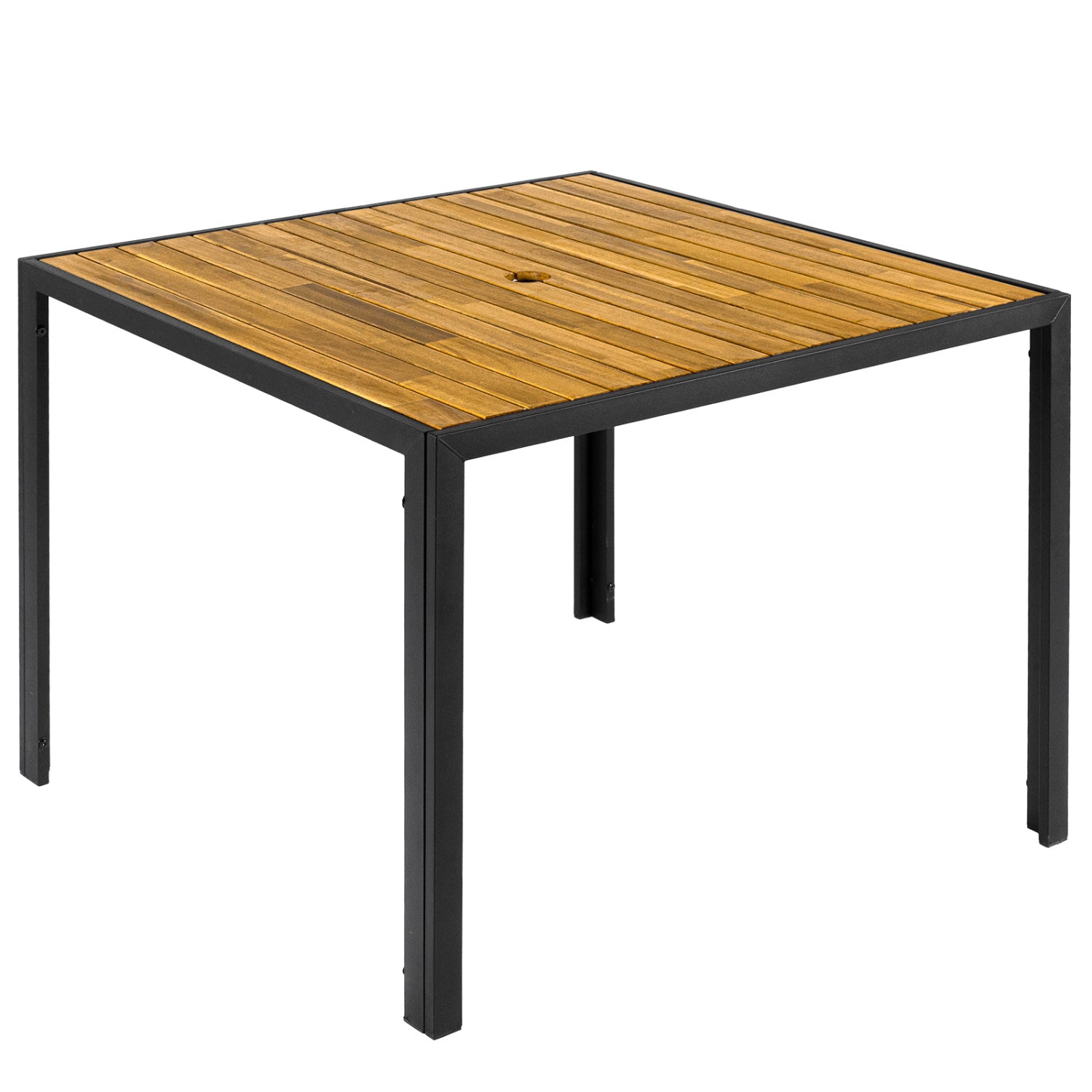 36 Inch Square Outdoor Dining Table, Slatted Top, For 4 Picnic Tables at Gallery Canada