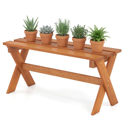 36" Outdoor Solid Wood Bench, Backless Patio Dining Bench, Teak Outdoor Benches at Gallery Canada