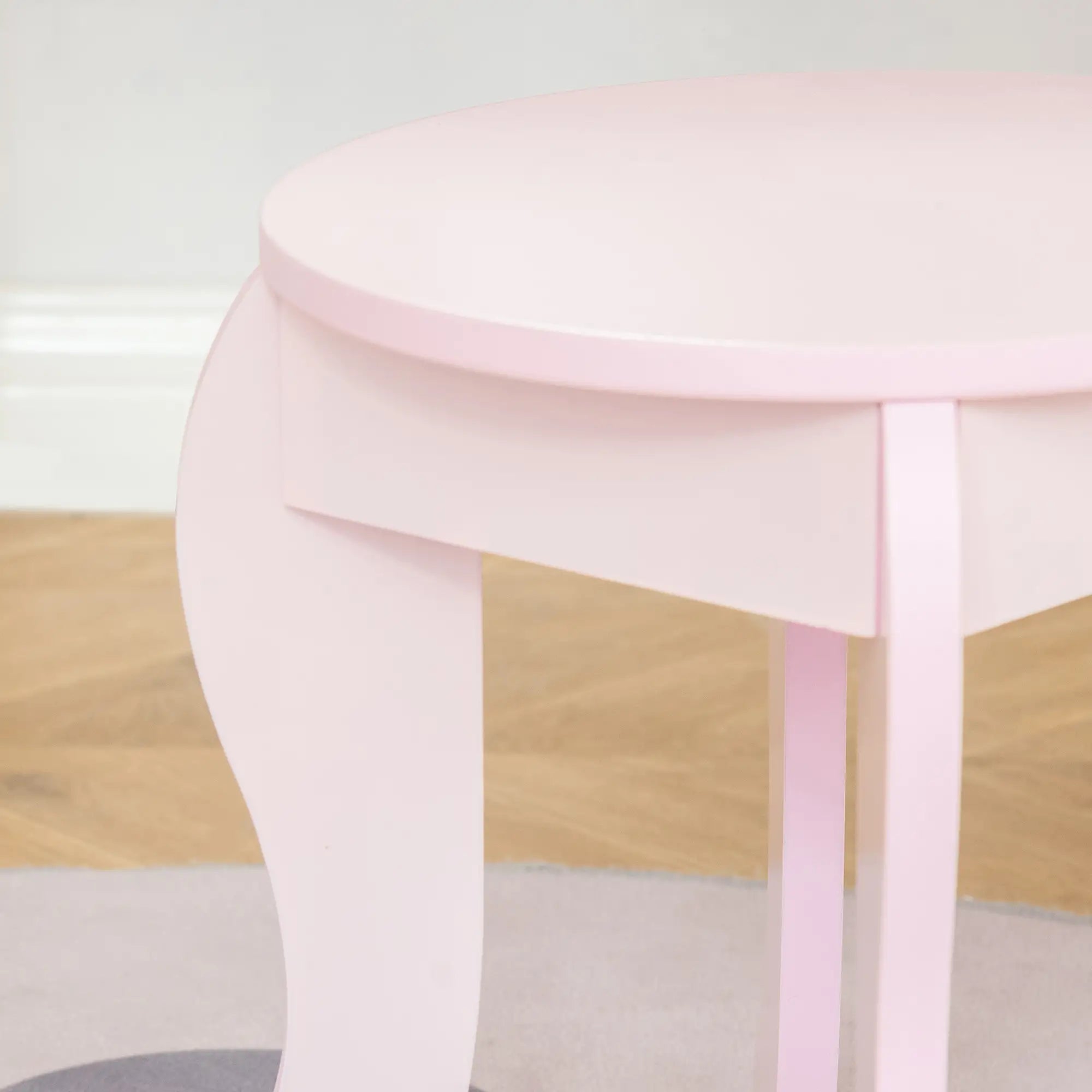 Kids Vanity Set with Mirror, Stool, Drawer, 3-6 Years, Pink Toy Vanity at Gallery Canada