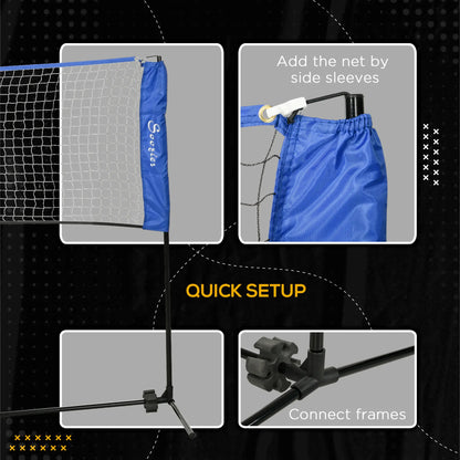 14ft Adjustable Badminton Net, Carry Bag, for Tennis, Pickleball, Volleyball Badminton at Gallery Canada