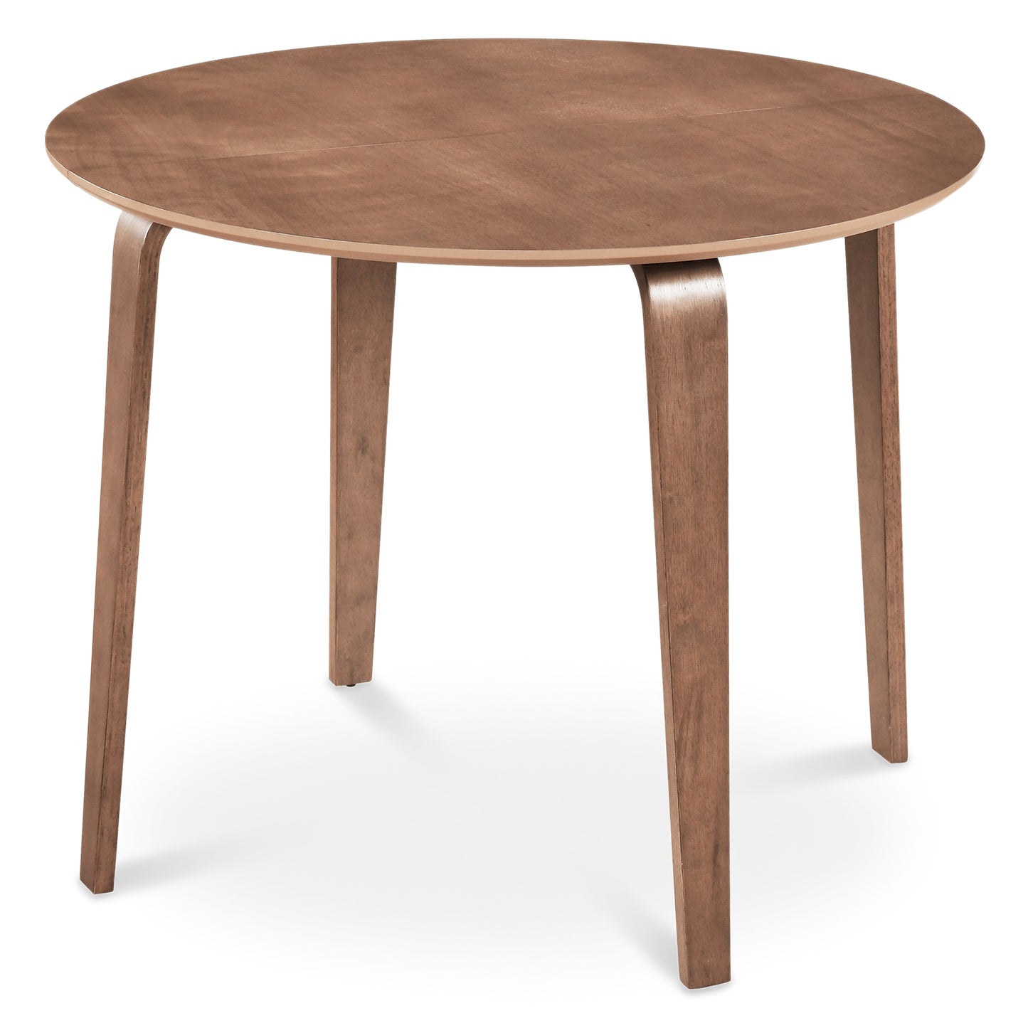 37.5" Round Dining Table, Rubber Wood Legs, Walnut Dining Tables at Gallery Canada