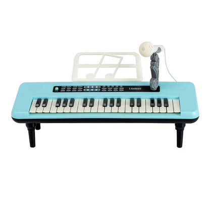 37 Keys Kids Piano Keyboard, With Microphone And Music Stand, Blue Pianos & Keyboards at Gallery Canada