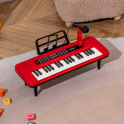 37 Keys Kids Piano Keyboard, Portable Musical Toy, Red Pianos & Keyboards at Gallery Canada