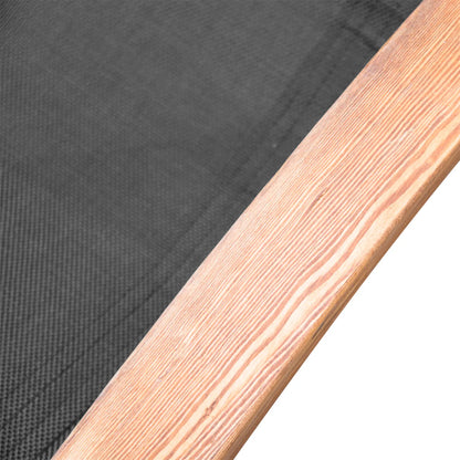 Wood Chaise Lounge Chair Recliner, Outdoor Patio Camping, Teak Black, Black Lounger Chairs at Gallery Canada