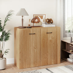 38" Modern Sideboard Cabinet With Storage, Natural