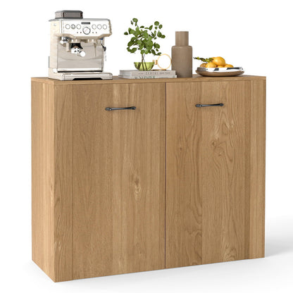 38" Modern Sideboard Cabinet With Storage, Natural Cabinets & Chests at Gallery Canada