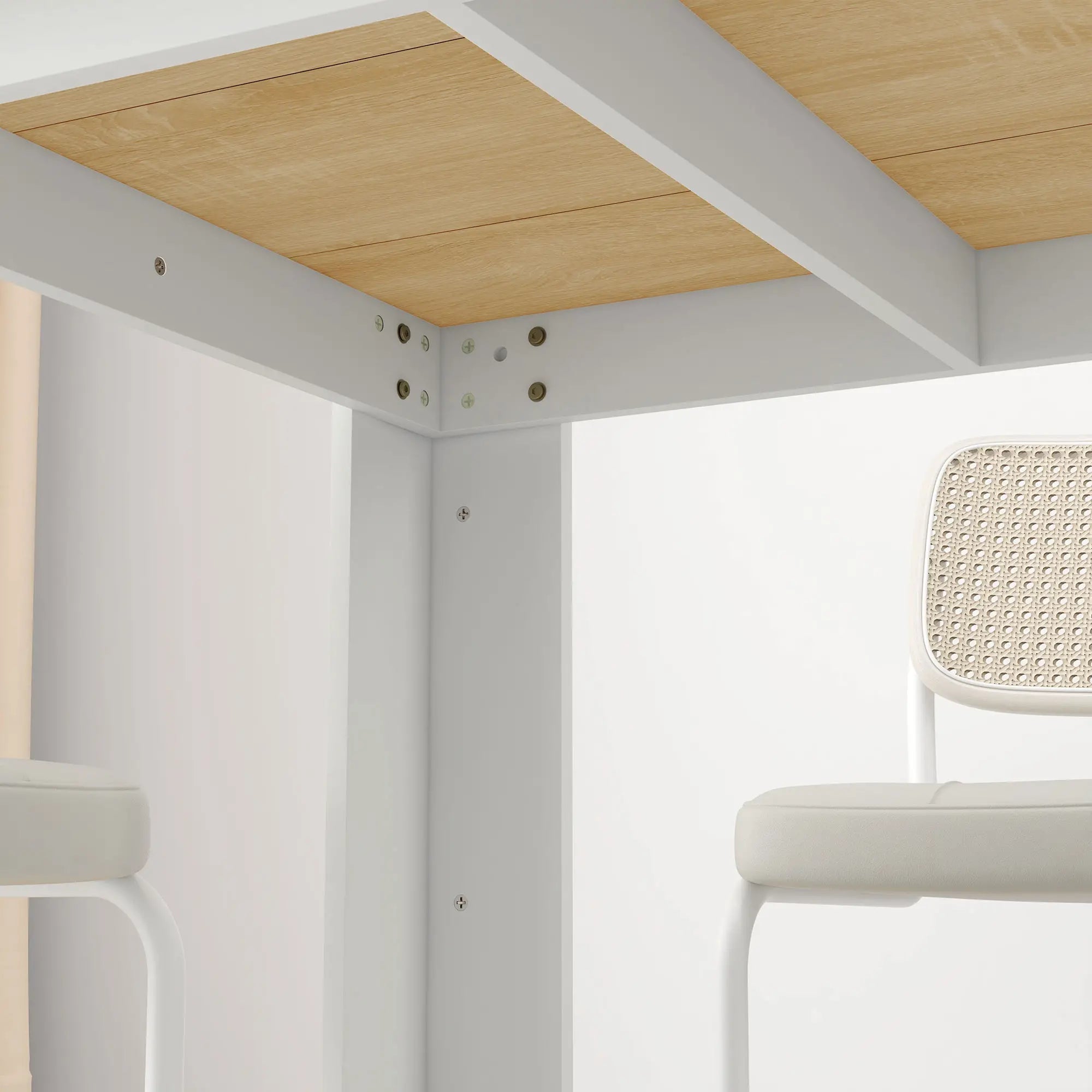 Kitchen Table for 4-6, Wood Effect Dining Table, Oak Bar Tables at Gallery Canada