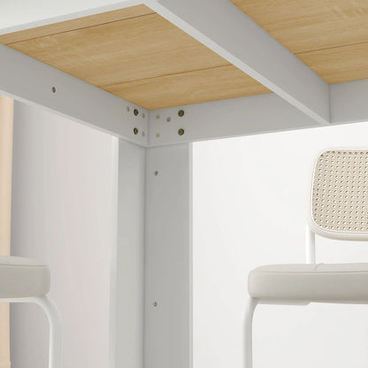 Kitchen Table for 4-6, Wood Effect Dining Table, Oak Bar Tables at Gallery Canada