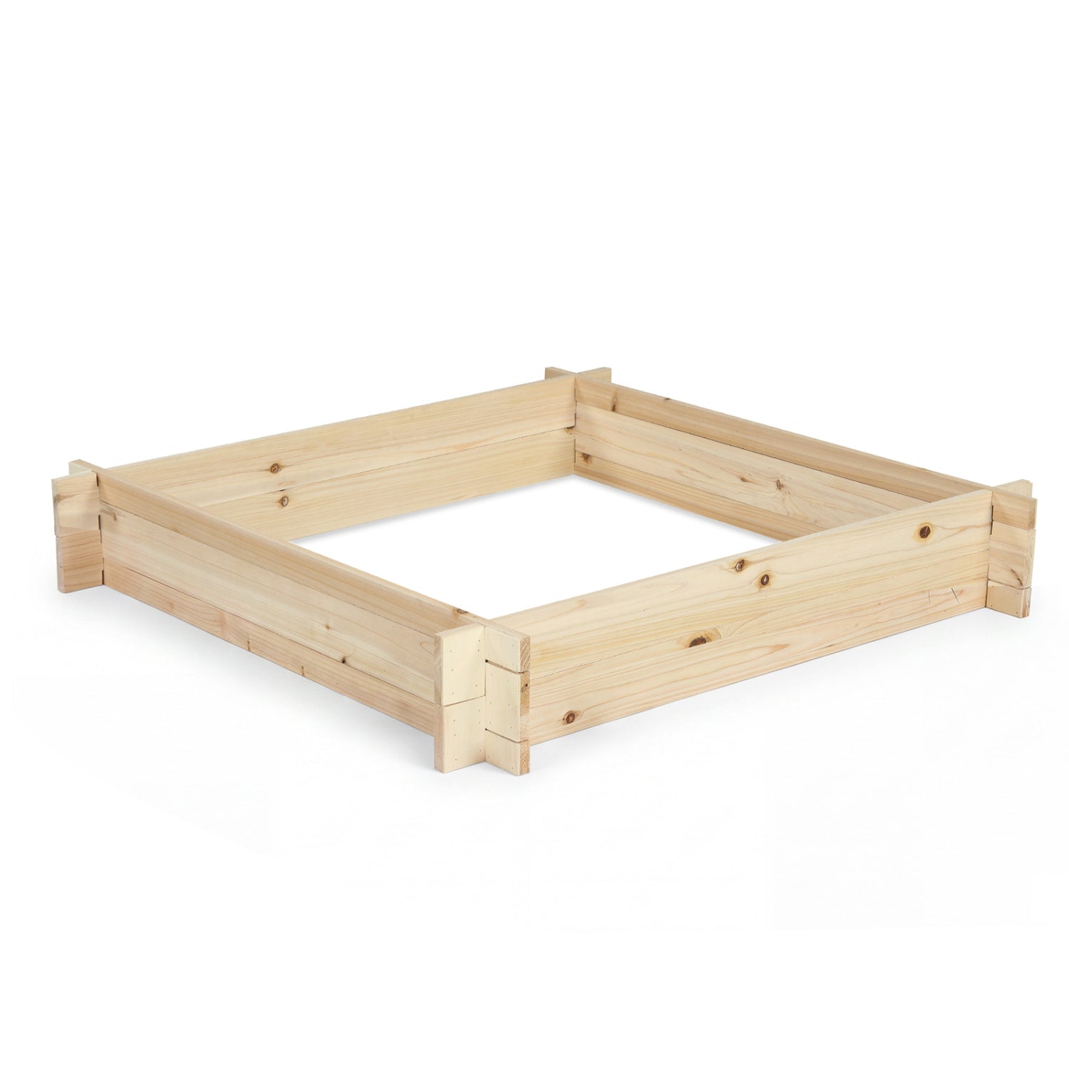 39.5In x 39.5In Square Wooden Raised Garden Bed Raised Garden Beds at Gallery Canada