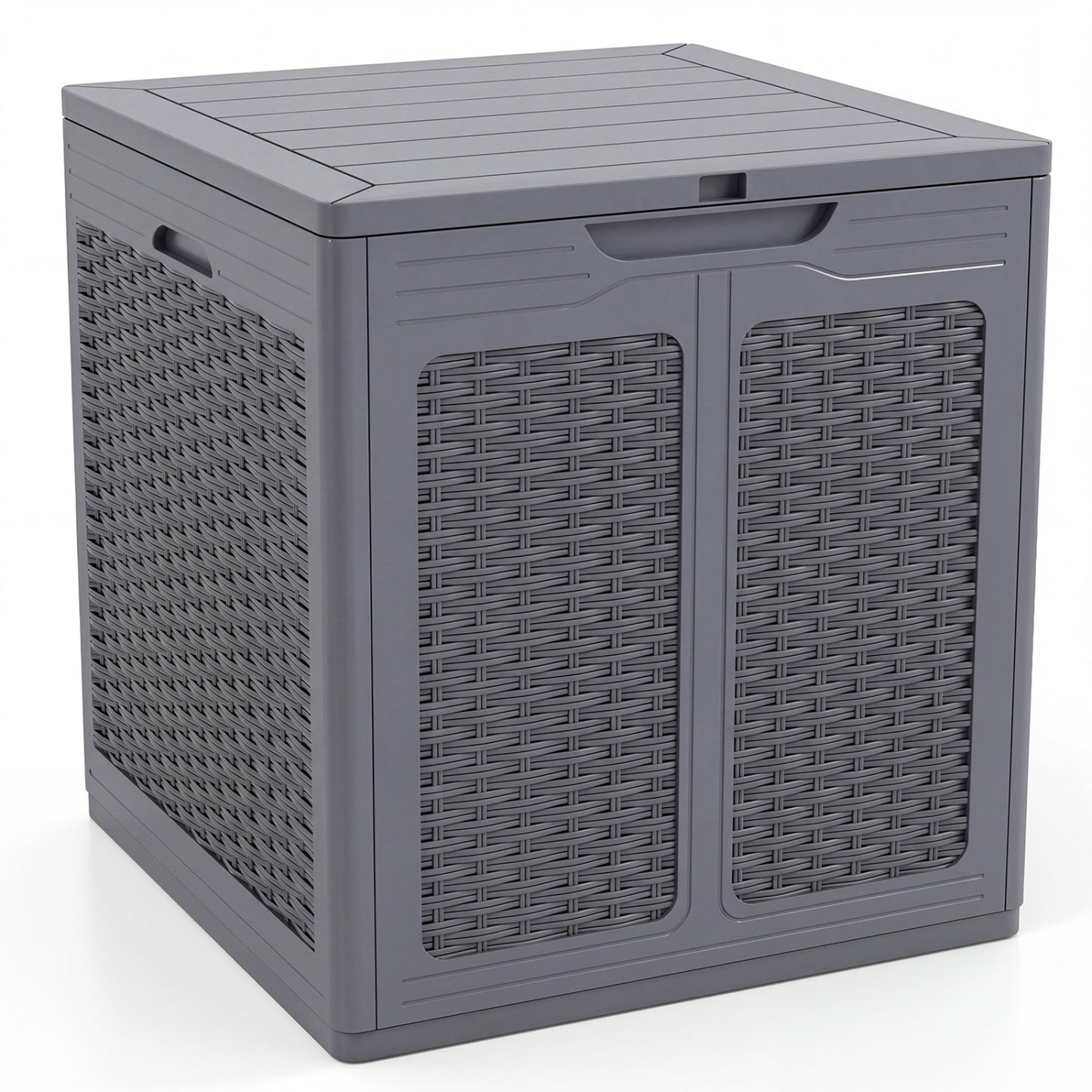 39 Gallon Lockable Deck Box for Patio Cushions, Gray Sheds & Outdoor Storage at Gallery Canada