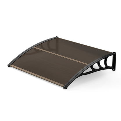 39 x 30 In Outdoor Door Window Awning Canopy, Brown Outdoor Shades Brown at Gallery Canada