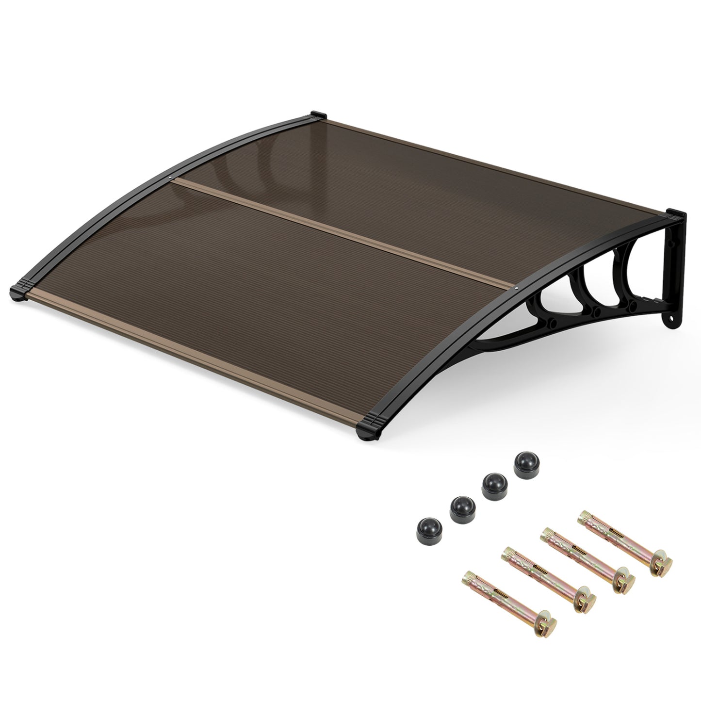 39 x 30 In Outdoor Door Window Awning Canopy, Brown Outdoor Shades at Gallery Canada