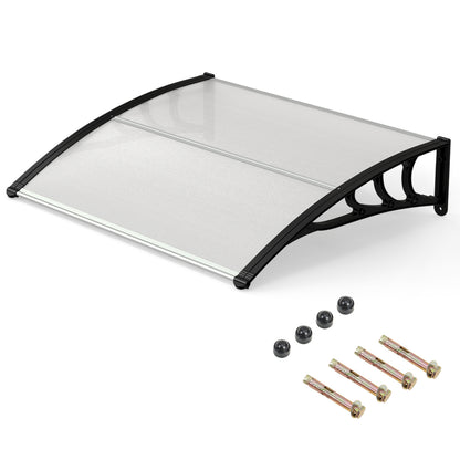 39 x 30 Inch Outdoor Door Awning Canopy, Exterior, Black Outdoor Shades at Gallery Canada