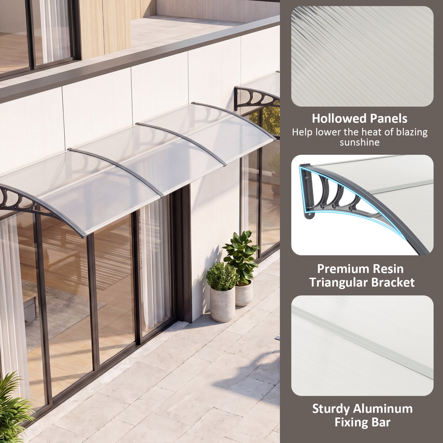 39x30 In Outdoor Front Door Window Awning Outdoor Shades at Gallery Canada