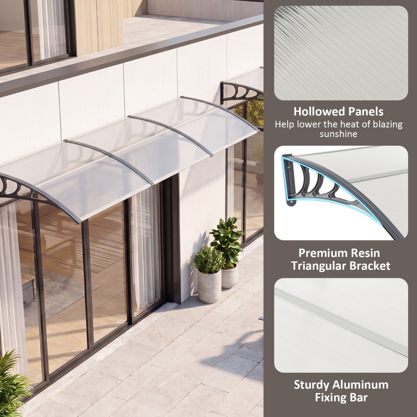 39x30 In Outdoor Front Door Window Awning Outdoor Shades at Gallery Canada