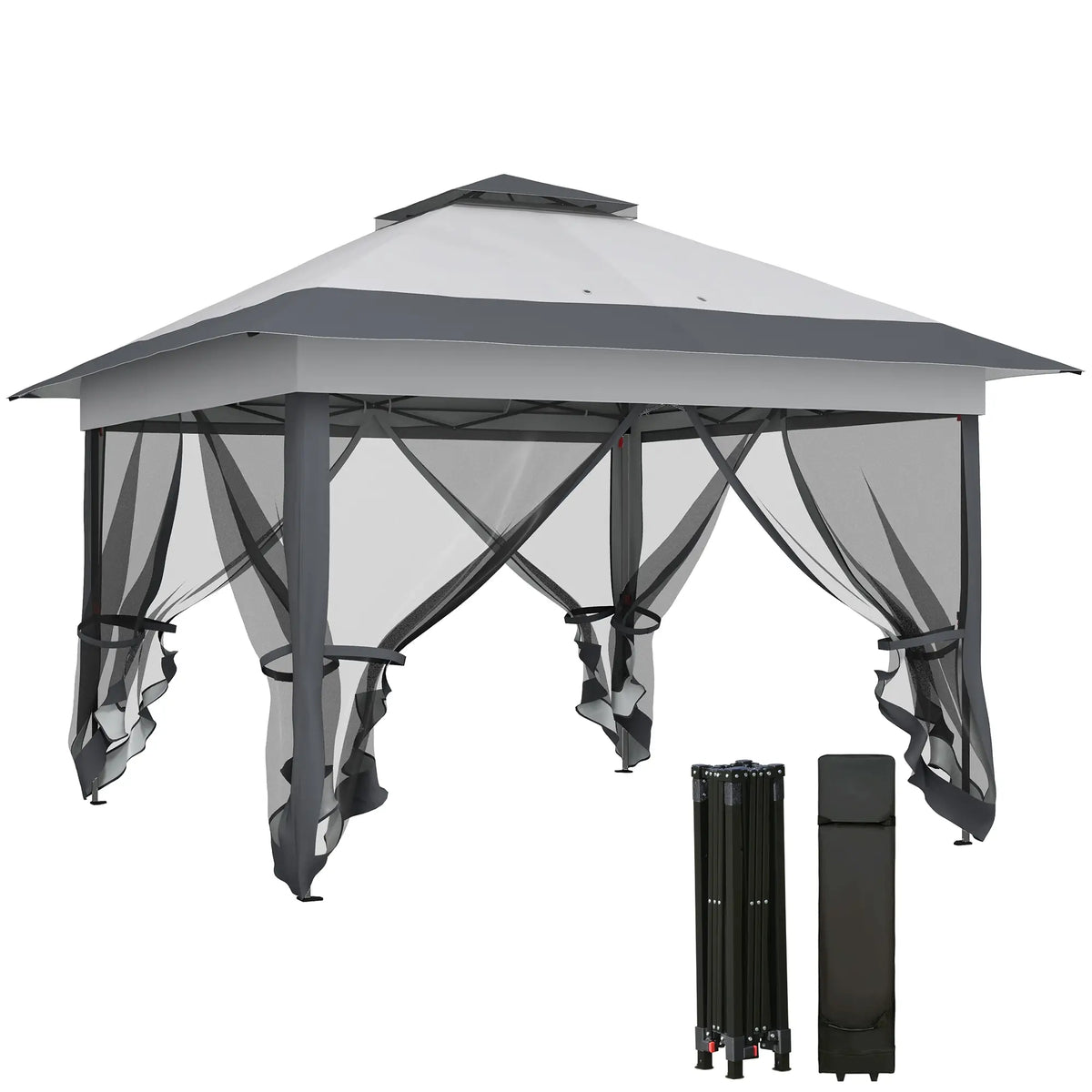 12' x 12' Foldable Pop-Up Party Tent, Instant Canopy Sun Shade Gazebo Pop Up Canopies at Gallery Canada