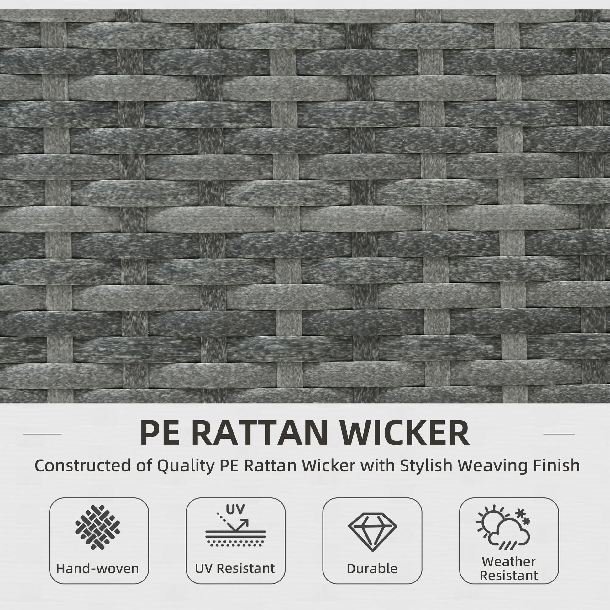 3pc Rattan Wicker Outdoor Furniture Set, Loveseats Coffee Table, Beige Patio Furniture Sets at Gallery Canada