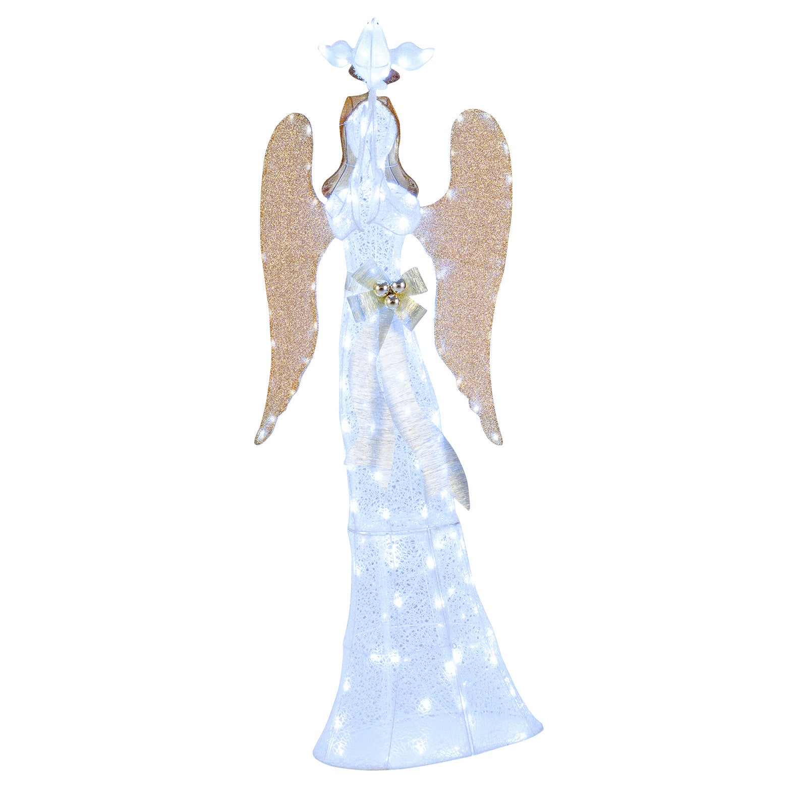 3D Lighted Angel Christmas Decoration, 5.5 FT, White Christmas at Gallery Canada