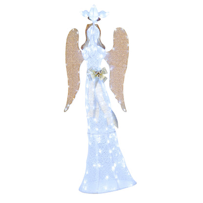 3D Lighted Angel Christmas Decoration, 5.5 FT, White Christmas at Gallery Canada